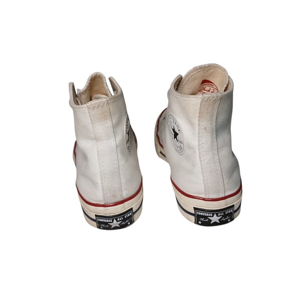 Converse Classic White High-Tops with Red Accents - Picture 4 of 8